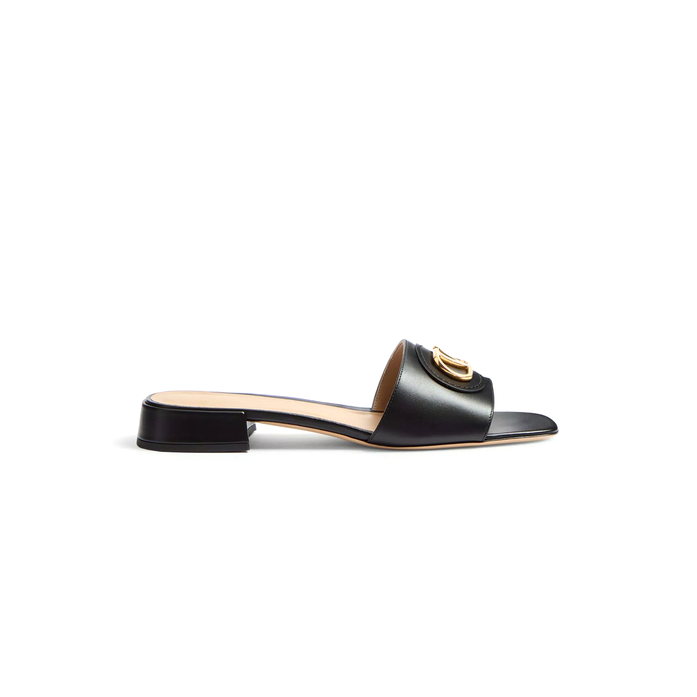 VALENTINO VLOGO SIGNATURE SLIDE SANDAL IN CALFSKIN 20MM 6W0S0LT0DSH_0NO